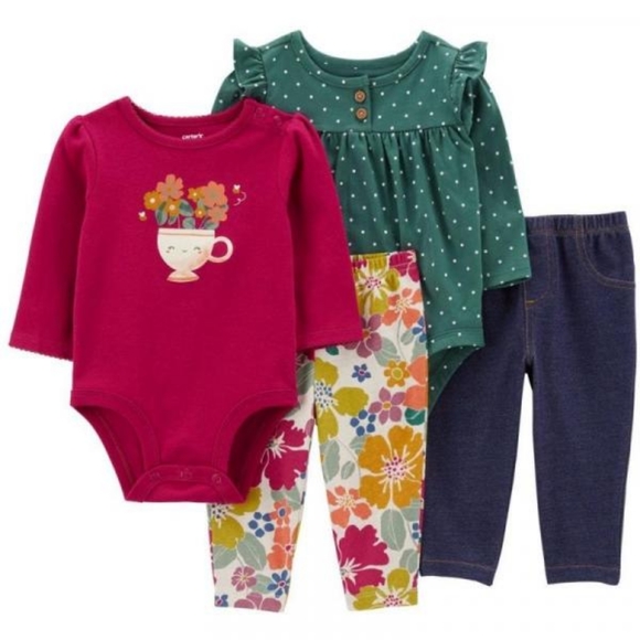 Carter's baby 4 Piece set - Picture 1 of 8